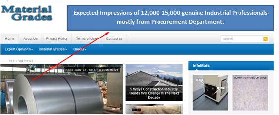 Industrial Advertisers Suppliers Outreach Marketing Plan